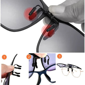 Lunettes de Soleil Polarisées à Clipser - Protection UV et Confort Léger