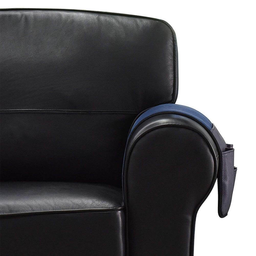 Organisateur d'accoudoir en Cuir PU - Cinq Compartiments Pratiques et Durables