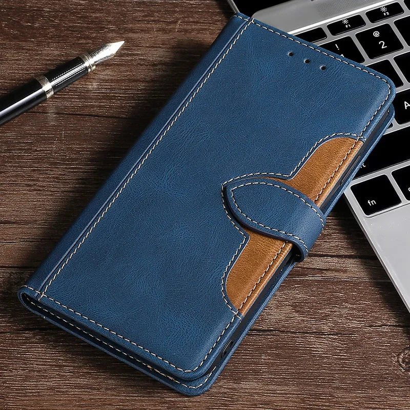 Étui en Cuir Magnétique pour iPhone - Protection Élégante et Rangement Pratique