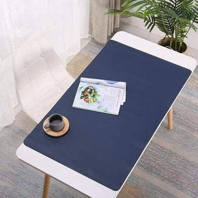 Tapis de Bureau en Cuir PU - Protection et Style pour Espace de Travail