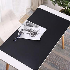Tapis de Bureau en Cuir PU - Protection et Style pour Espace de Travail