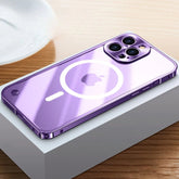 Coque Métallique MagSafe pour iPhone Pro Max - Protection Élégante et Mince