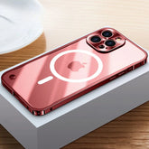 Coque Métallique MagSafe pour iPhone Pro Max - Protection Élégante et Mince