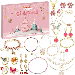 Calendrier de l'Avent Élégant en Or | 24 Surprises Festives et Luxueuses