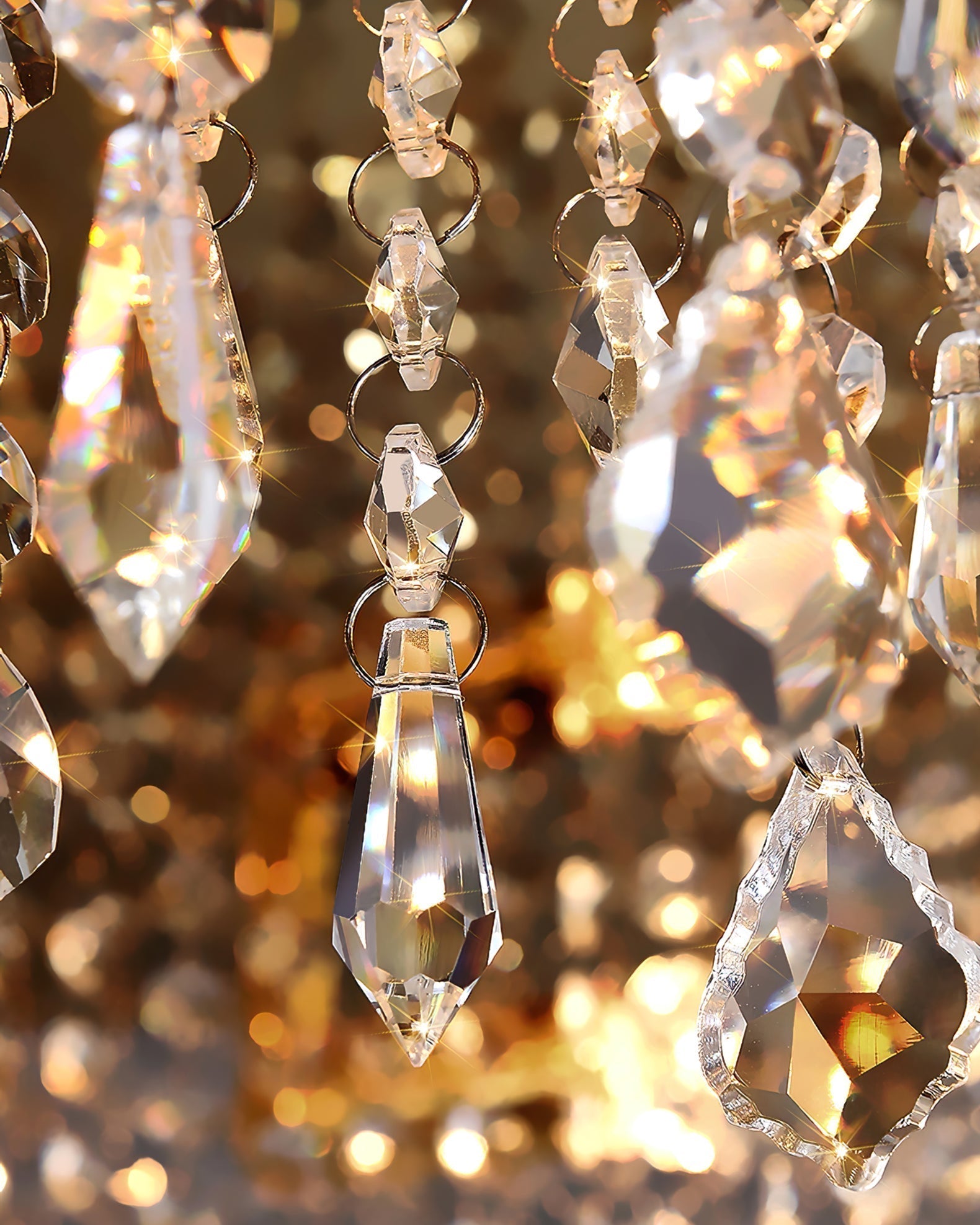 Luminaire de Plafond en Cristal - Élégance et Brillance pour Intérieurs