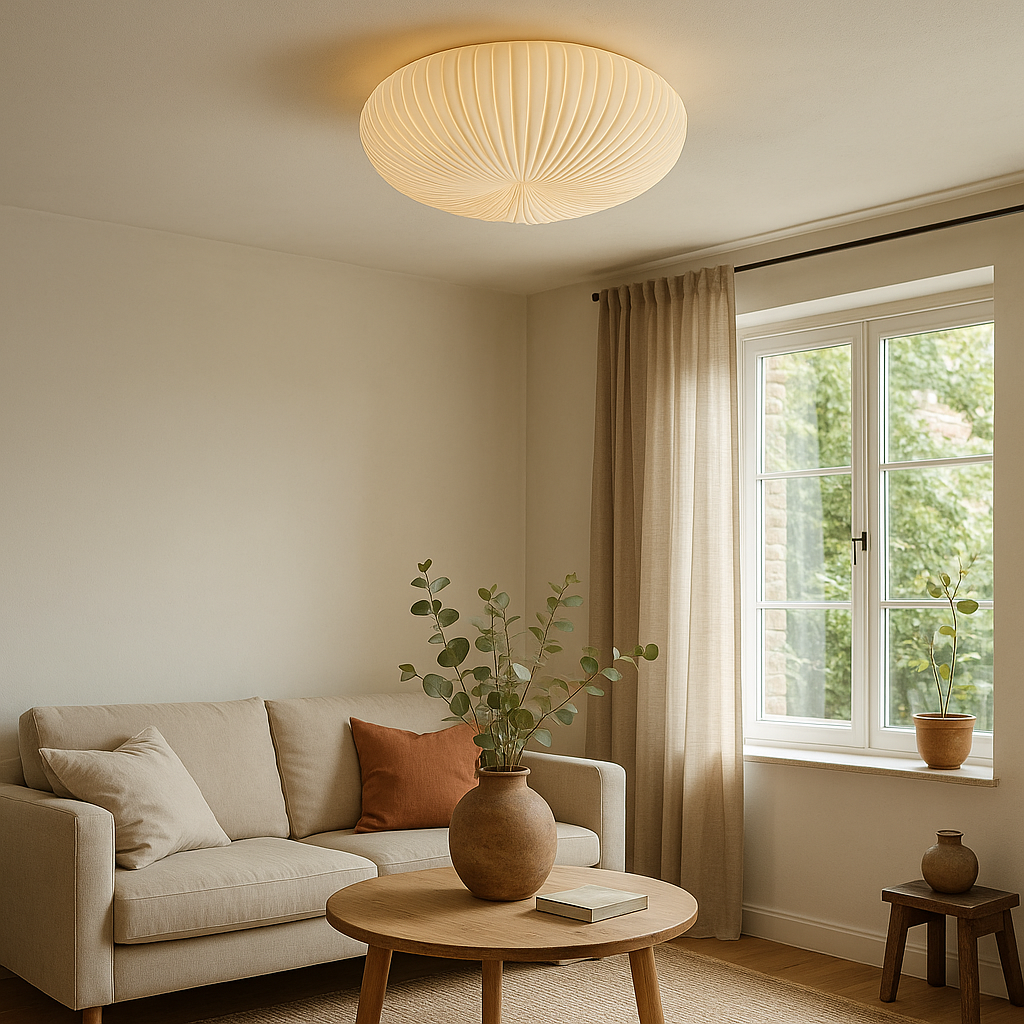 Lampe de Plafond Élégante Moderne - Design Minimaliste et Atmosphère Chaleureuse