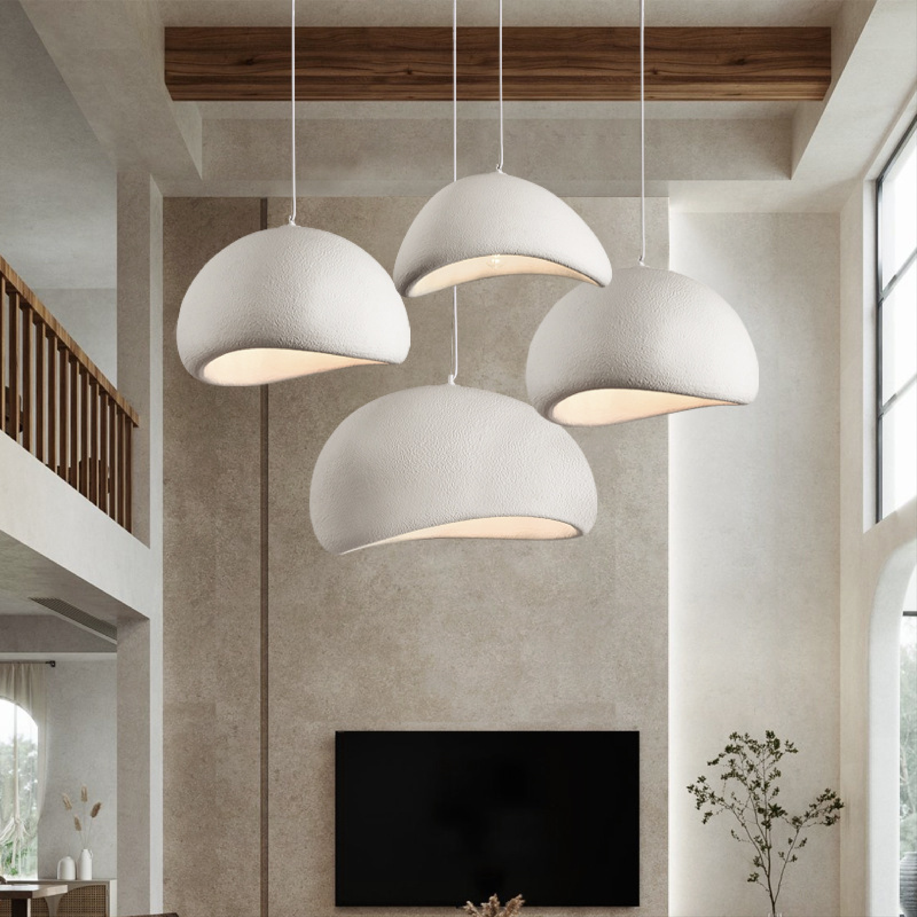 Lampe Suspendue Wabi-Sabi Moderne - Éclairage Élégant et Apaisant