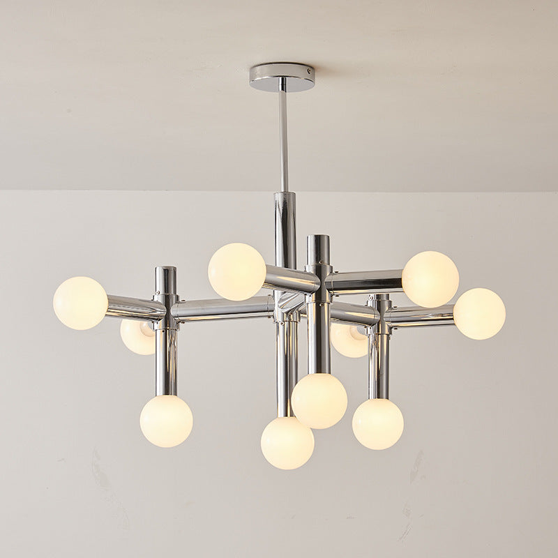 Lustre Bauhaus en Métal - Design Géométrique et Éclairage LED