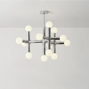 Lustre Bauhaus en Métal - Design Géométrique et Éclairage LED