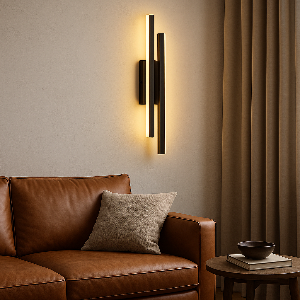 Applique Murale LED Moderne - Design Épuré et Atmosphère Chaleureuse