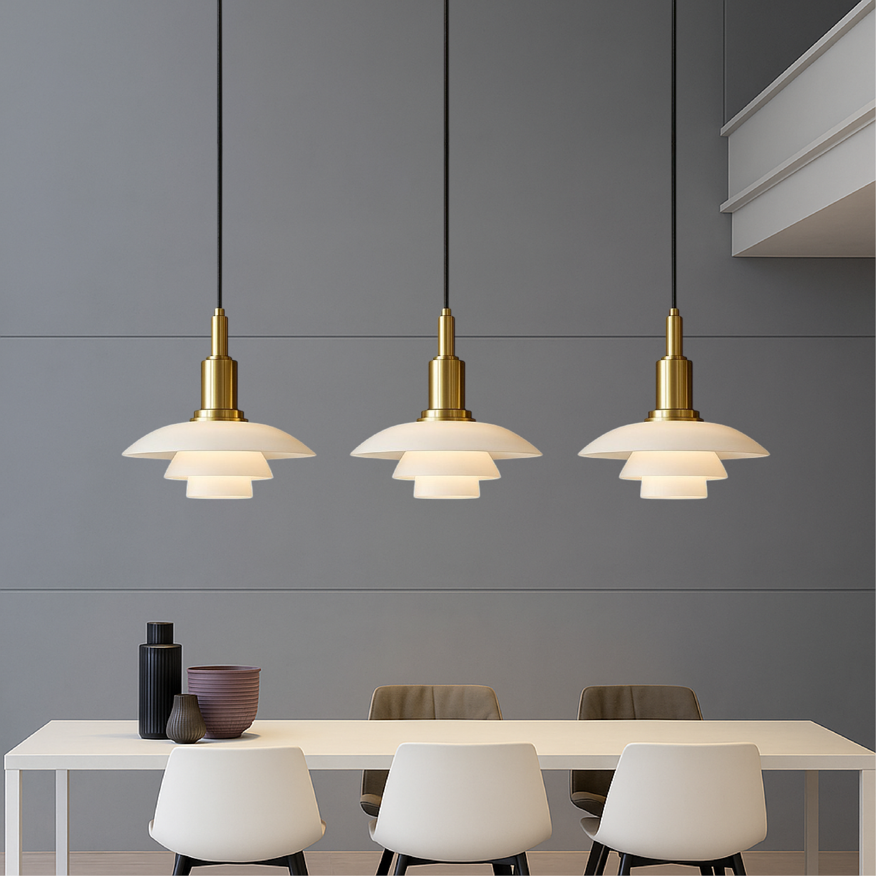Suspension Design Scandinave - Élégance Moderne et Atmosphère Chaleureuse