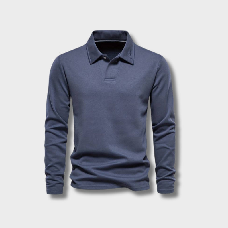 Polo à Manches Longues pour Homme - Élégance et Confort au Quotidien