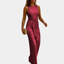 Jumpsuit en Paillettes Noir pour Femmes - Élégance et Confort pour Fête