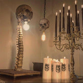 Lampe Crâne LED Gothique - Ambiance Sombre et Effrayante