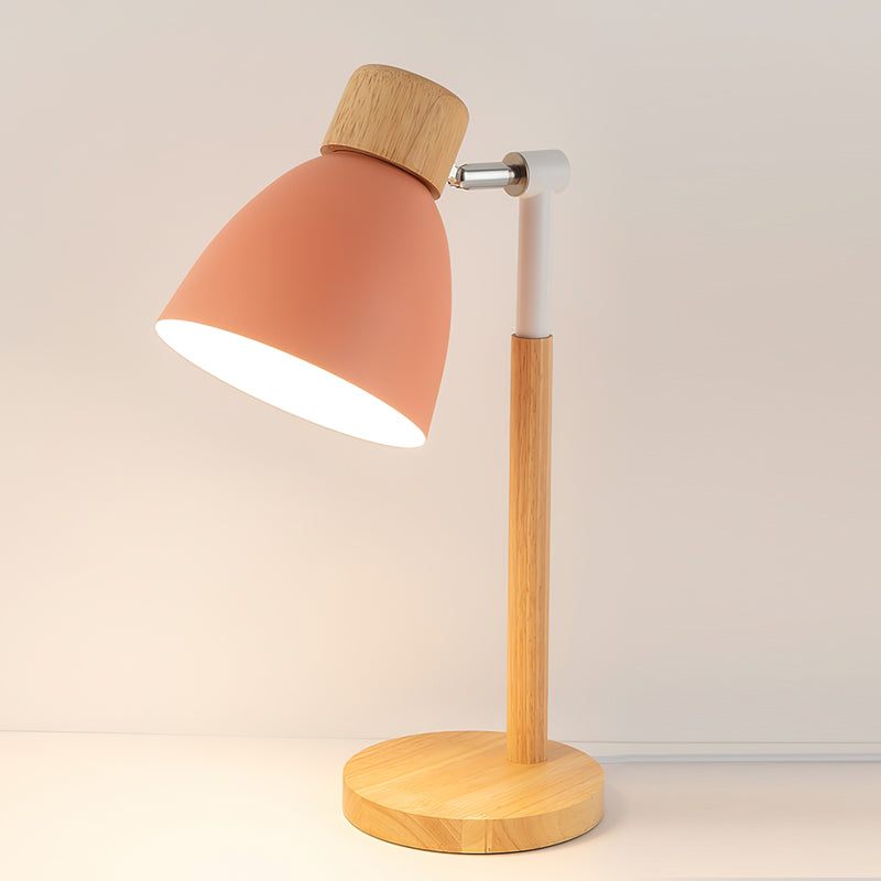 Lampe de Table en Bois - Couleurs Douces et Chaleureuses