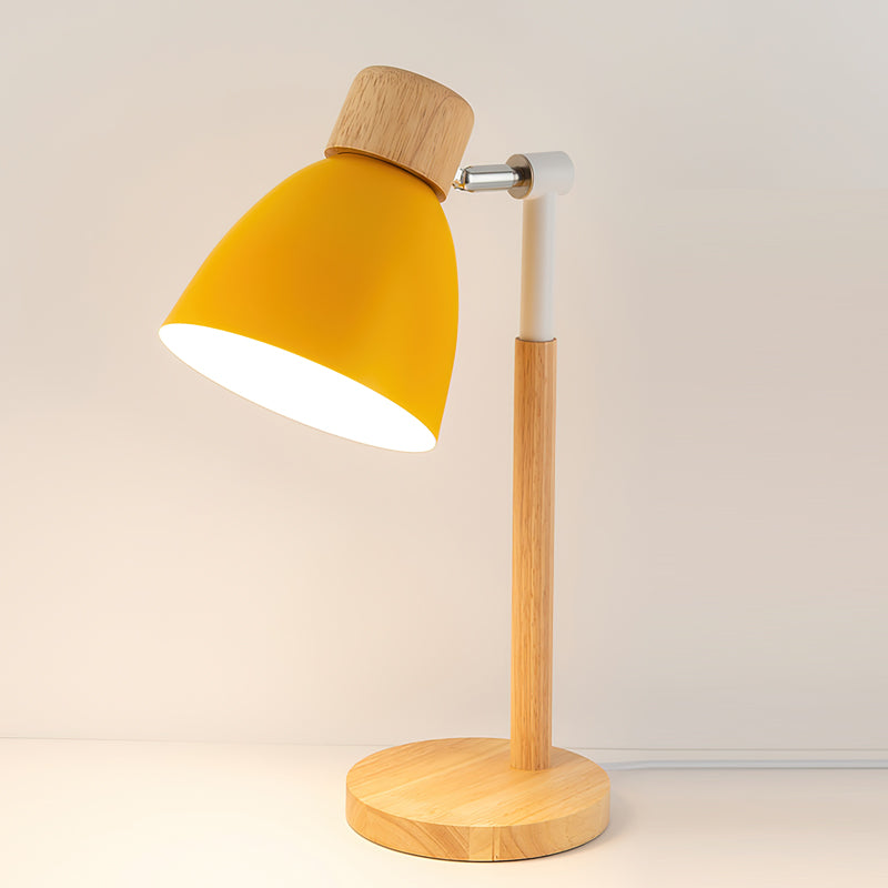 Lampe de Table en Bois - Couleurs Douces et Chaleureuses
