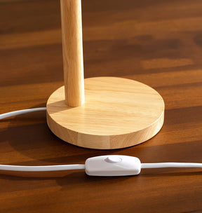 Lampe de Table en Bois - Couleurs Douces et Chaleureuses
