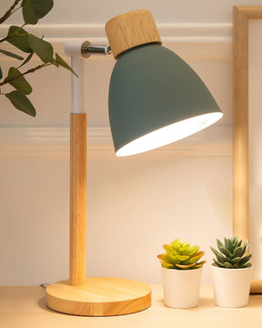 Lampe de Table en Bois - Couleurs Douces et Chaleureuses