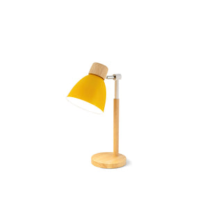 Lampe de Table en Bois - Couleurs Douces et Chaleureuses