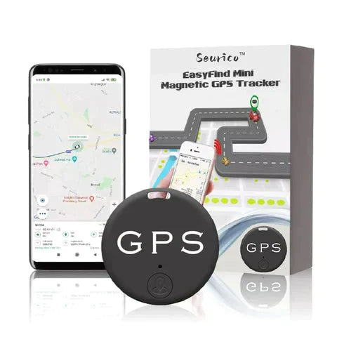 Traceur GPS Magnétique Compact - Suivi en Temps Réel et Autonomie Longue Durée