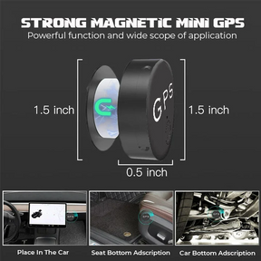 Traceur GPS Magnétique Compact - Suivi en Temps Réel et Autonomie Longue Durée