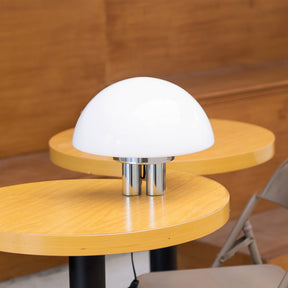 Lampe de Table Blanche Chrome - Design Élégant et Luxueux