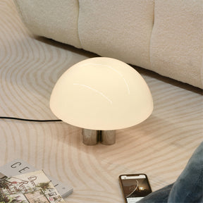 Lampe de Table Blanche Chrome - Design Élégant et Luxueux