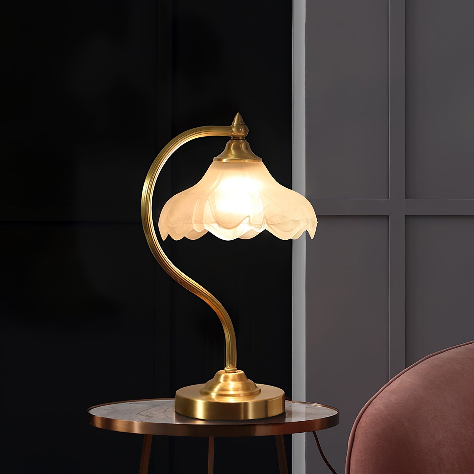 Lampe de Table Élégante en Verre - Design Raffiné et Glamour pour Votre Intérieur