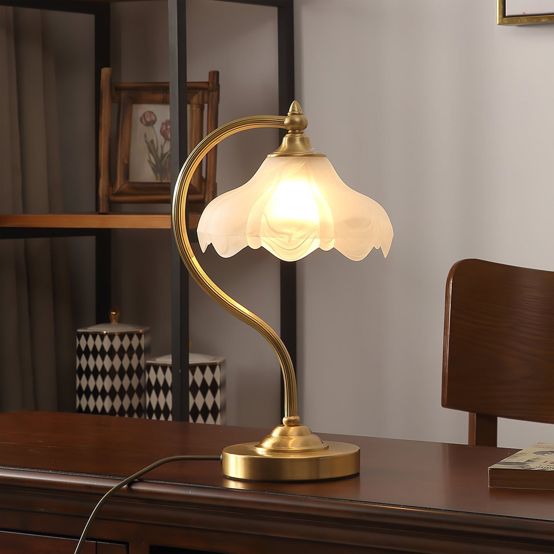 Lampe de Table Élégante en Verre - Design Raffiné et Glamour pour Votre Intérieur