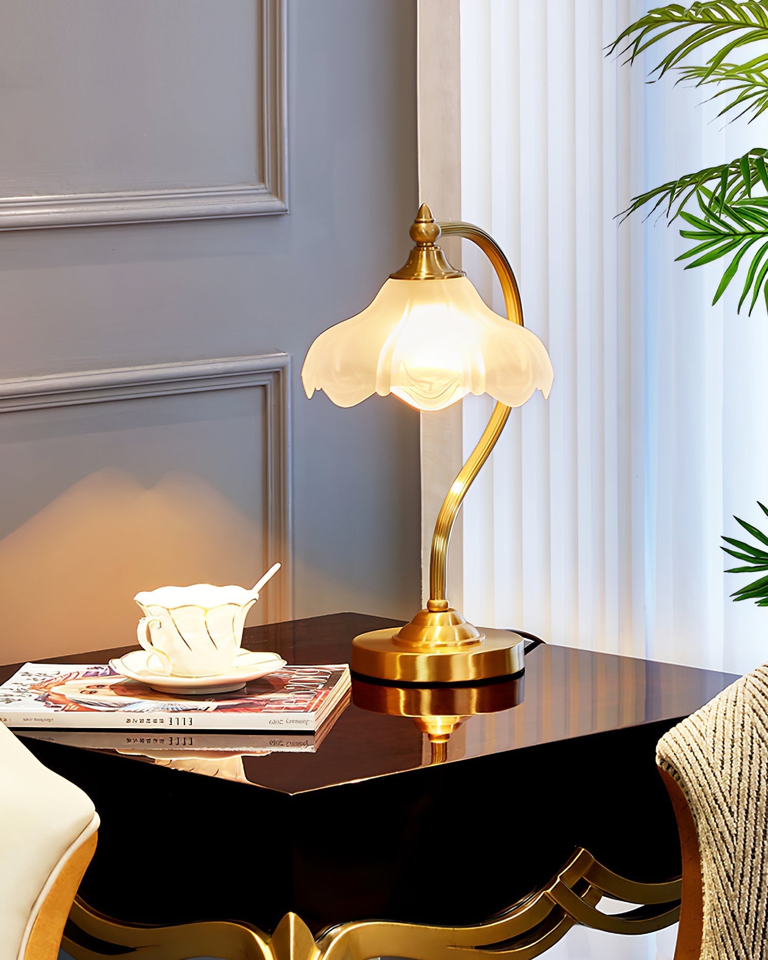 Lampe de Table Élégante en Verre - Design Raffiné et Glamour pour Votre Intérieur