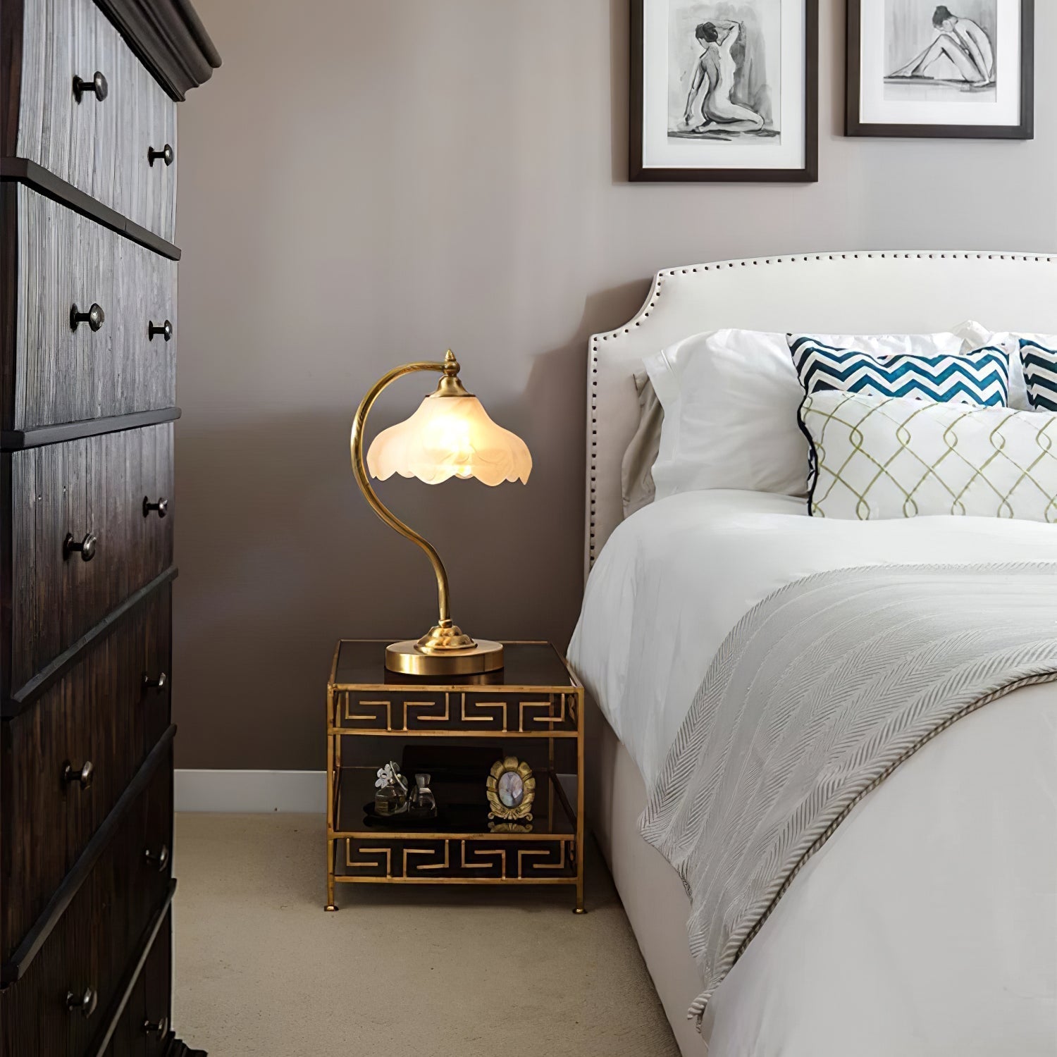 Lampe de Table Élégante en Verre - Design Raffiné et Glamour pour Votre Intérieur