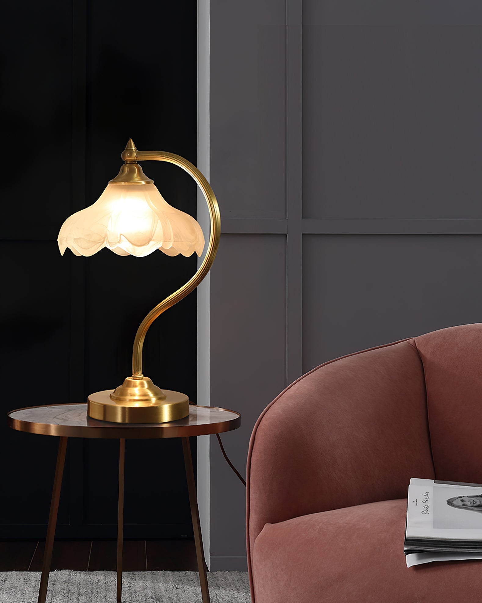 Lampe de Table Élégante en Verre - Design Raffiné et Glamour pour Votre Intérieur