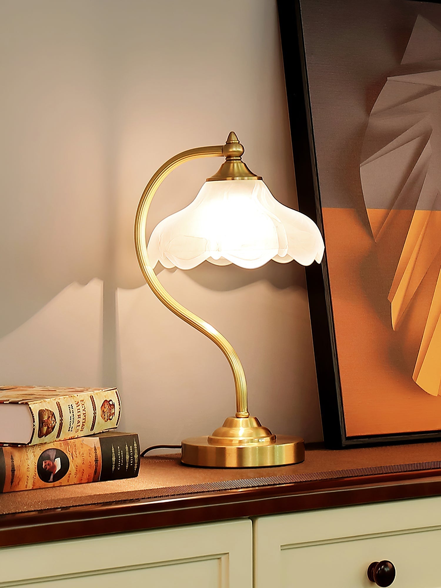 Lampe de Table Élégante en Verre - Design Raffiné et Glamour pour Votre Intérieur