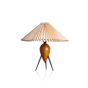 Lampe LED Trépied en Bois - Élégance Naturelle et Style Contemporain