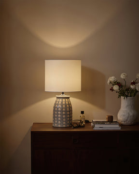 Lampe de Table en Céramique - Élégance Intemporelle et Fonctionnalité