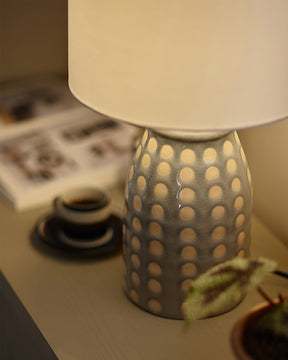 Lampe de Table en Céramique - Élégance Intemporelle et Fonctionnalité