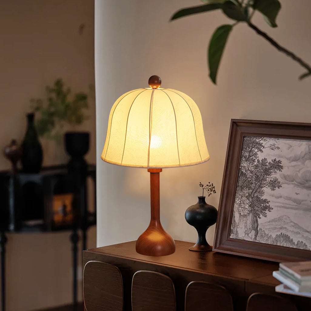 Lampe de Nuit en Bois - Élégance et Ambiance Cozy