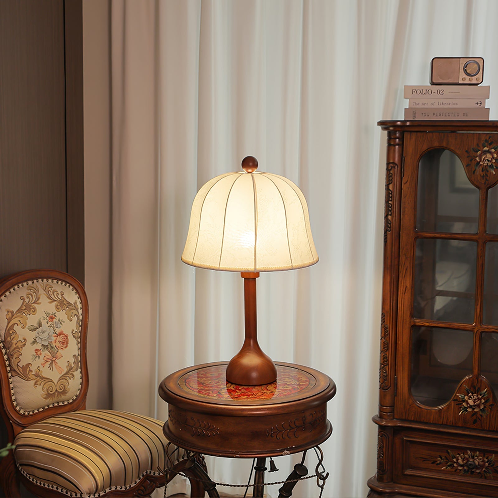 Lampe de Nuit en Bois - Élégance et Ambiance Cozy