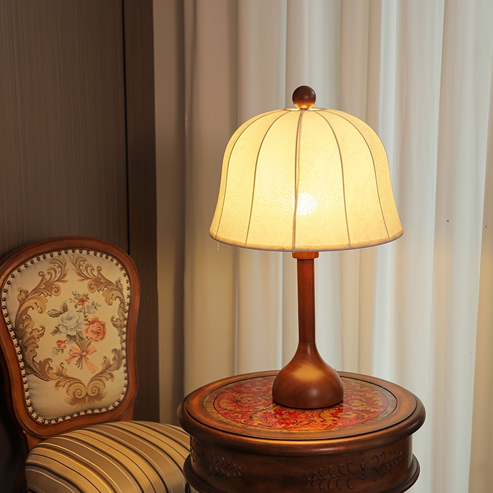 Lampe de Nuit en Bois - Élégance et Ambiance Cozy