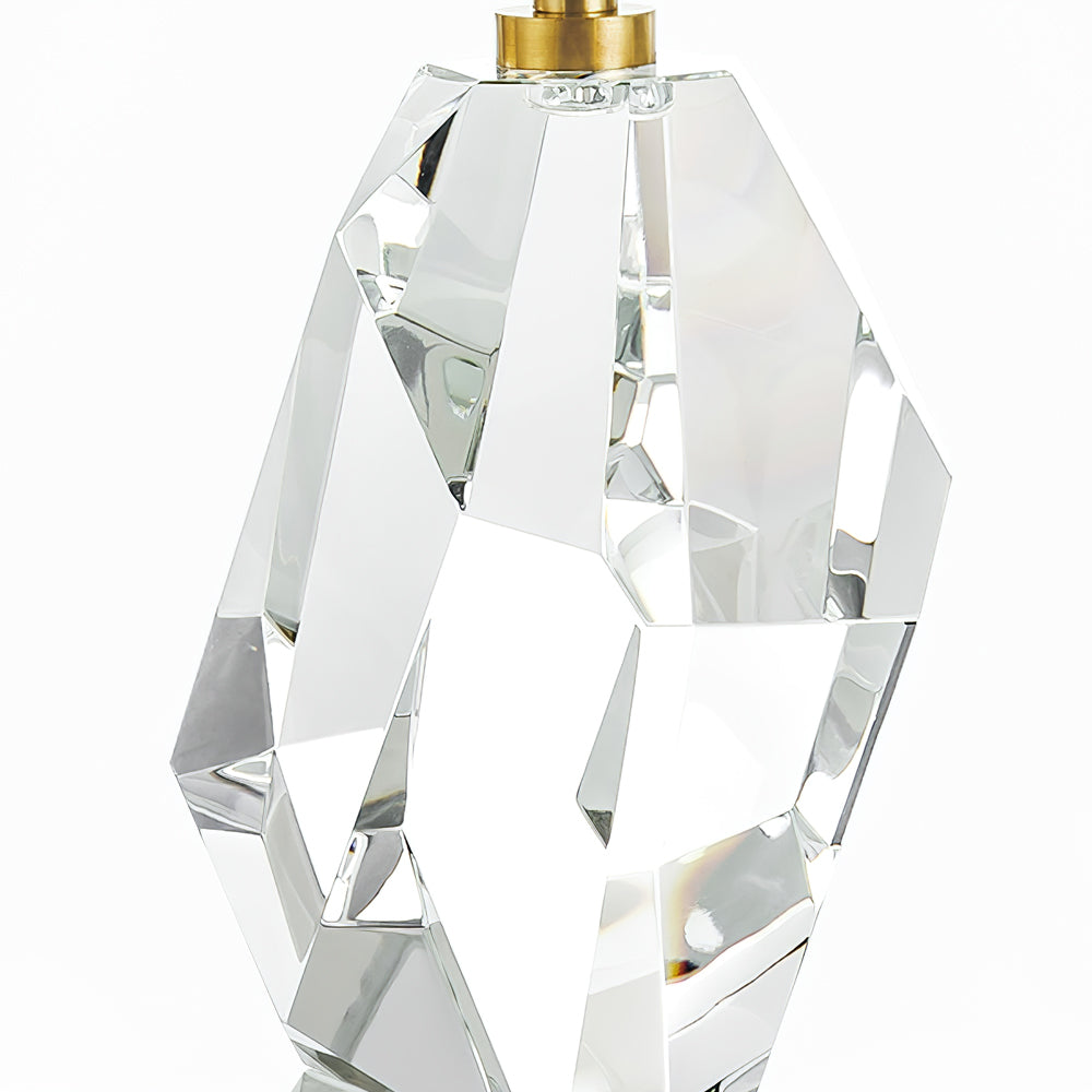 Lampe de Table en Cristal - Éclairage Élégant et Ambiance Chaleureuse