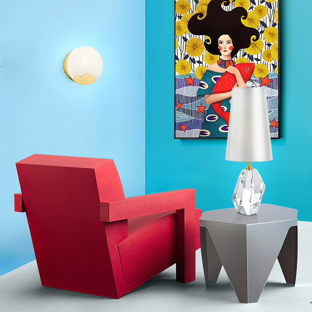 Lampe de Table en Cristal - Éclairage Élégant et Ambiance Chaleureuse