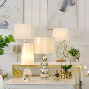 Lampe de Table en Cristal - Éclairage Élégant et Ambiance Chaleureuse