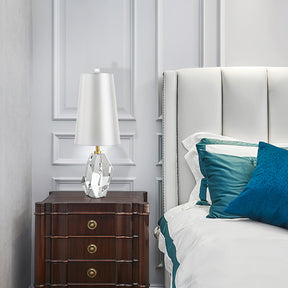 Lampe de Table en Cristal - Éclairage Élégant et Ambiance Chaleureuse