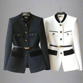 Manteau en Laine Mi-Long pour Femmes - Élégance Classique et Confort Optimal