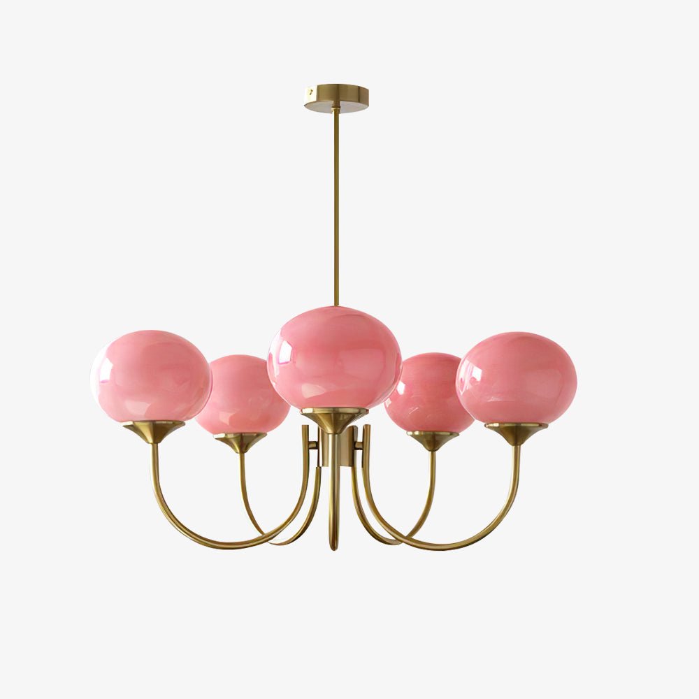 Suspension Chic en Guimauve - Éclat Doux et Élégant pour Intérieur