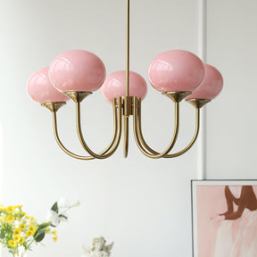 Suspension Chic en Guimauve - Éclat Doux et Élégant pour Intérieur