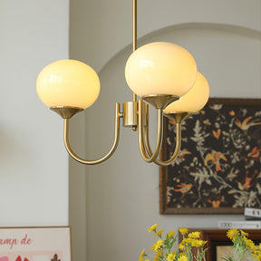 Suspension Chic en Guimauve - Éclat Doux et Élégant pour Intérieur