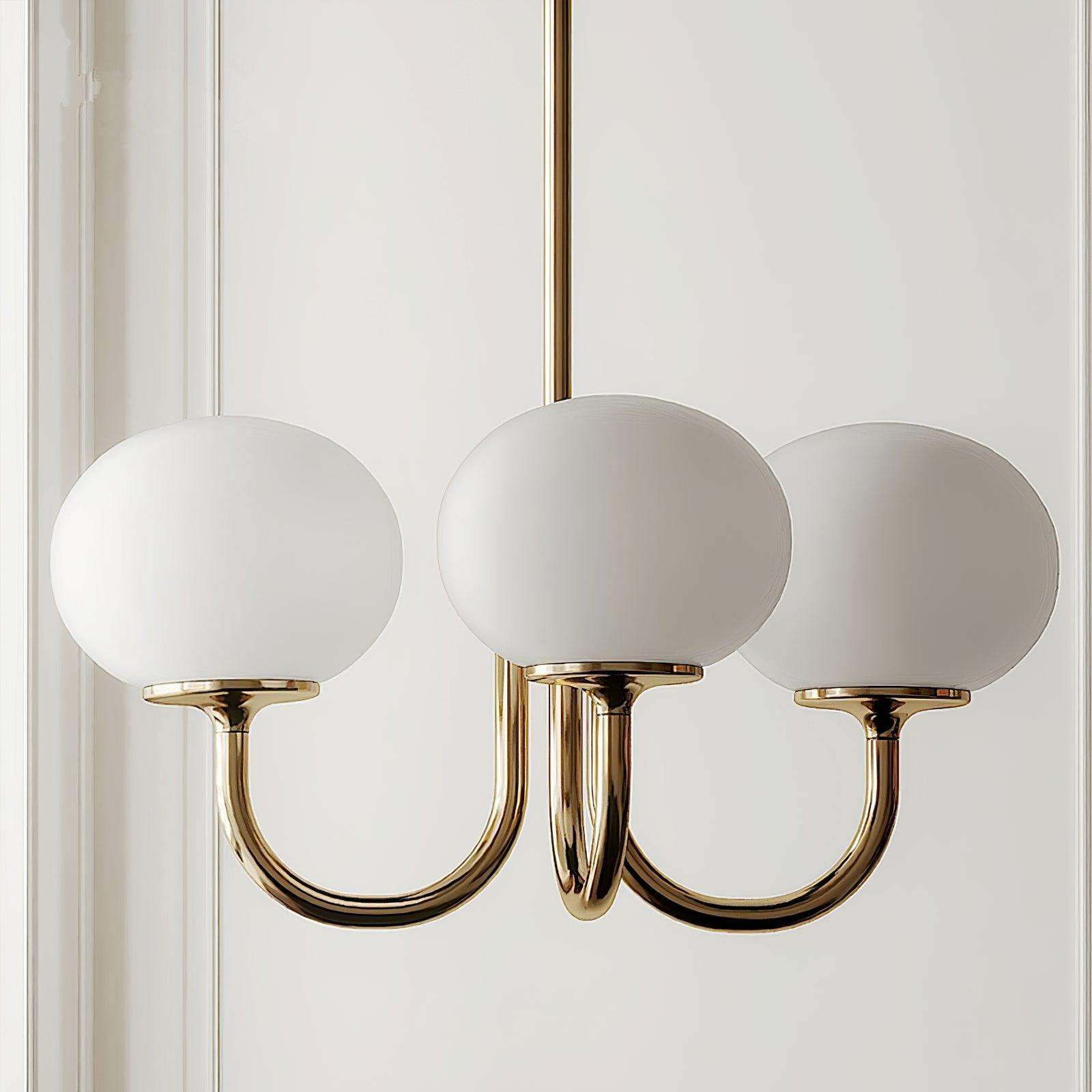 Suspension Chic en Guimauve - Éclat Doux et Élégant pour Intérieur