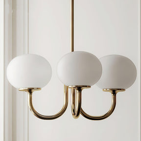 Suspension Chic en Guimauve - Éclat Doux et Élégant pour Intérieur