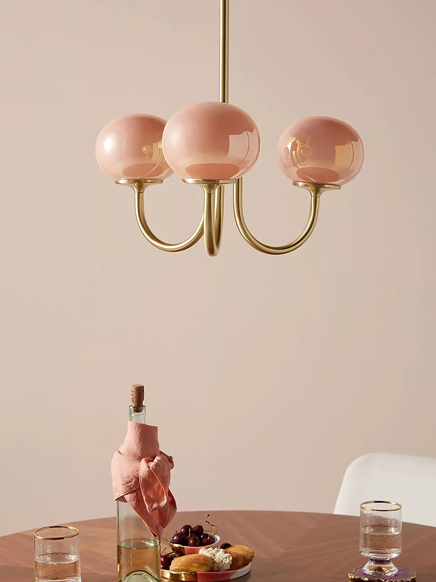 Suspension Chic en Guimauve - Éclat Doux et Élégant pour Intérieur